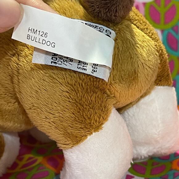 Webkinz Bulldog HM126 No Code Stuffed Plush Animal Pet - Picture 4 of 5